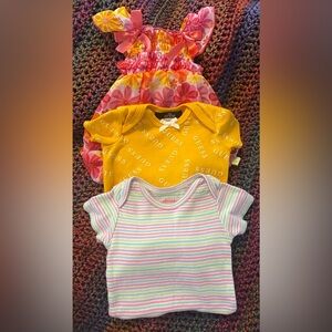 Baby Girl 3 piece lot 0-3 month